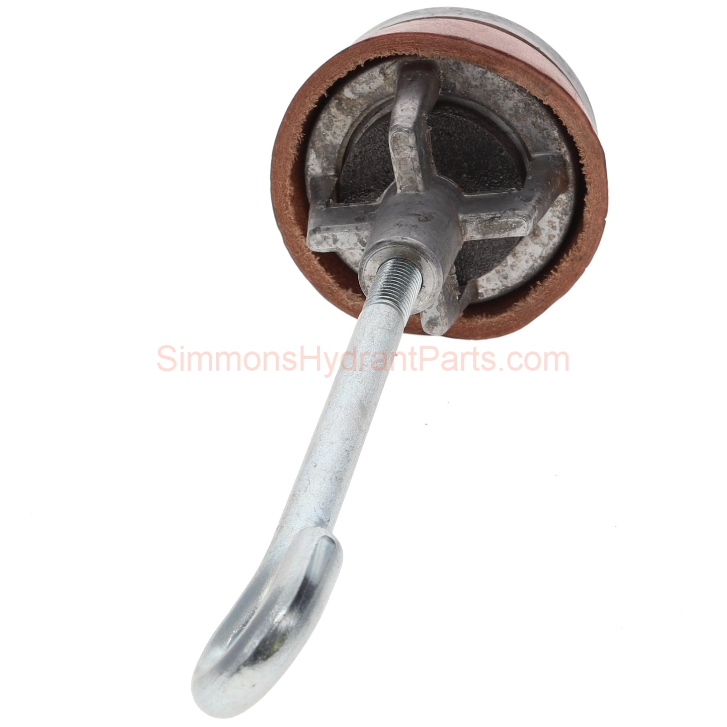 Top view of the Simmons genuine 1161 complete plunger assembly.