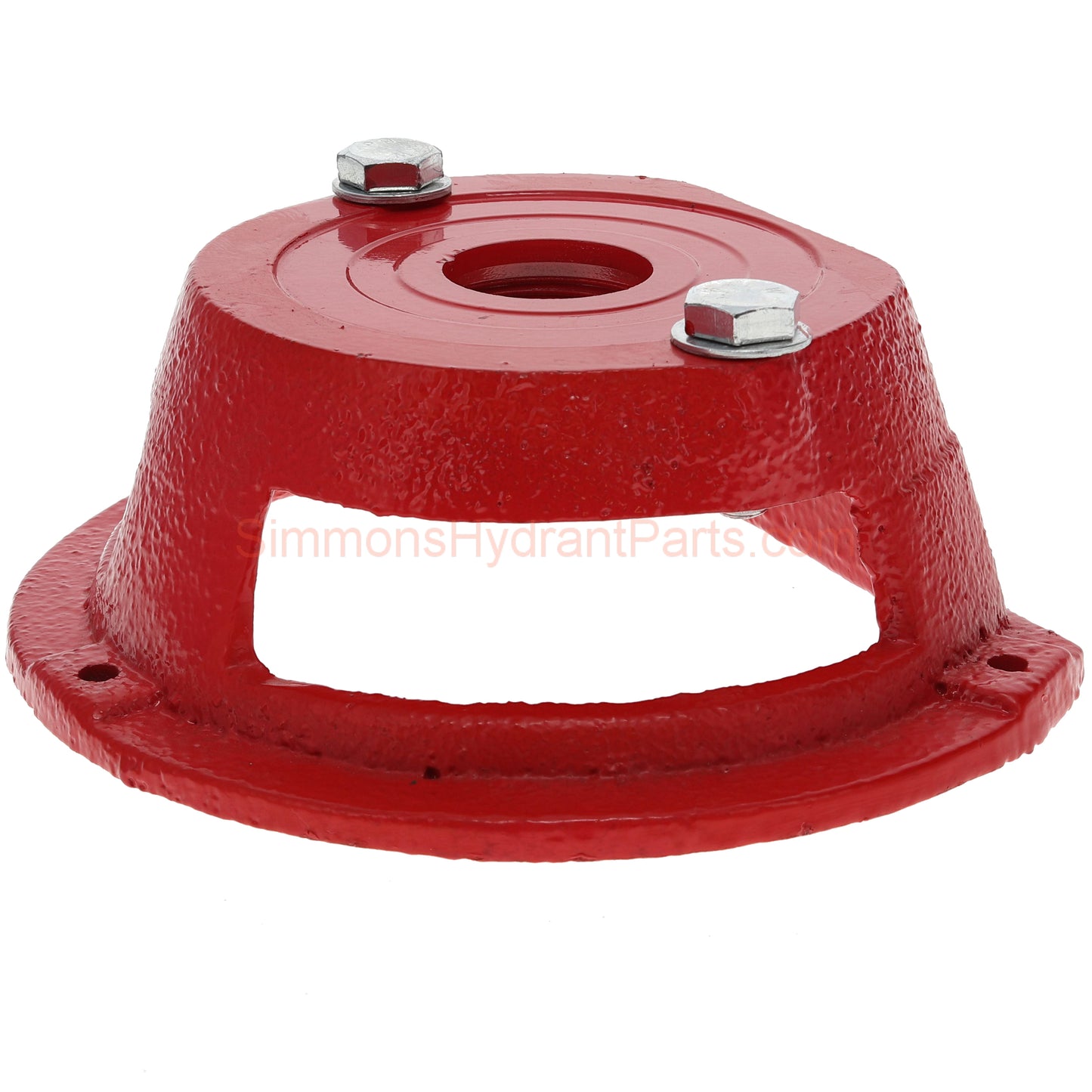 Side view of the Simmons genuine 1164 pump base, and bolts.