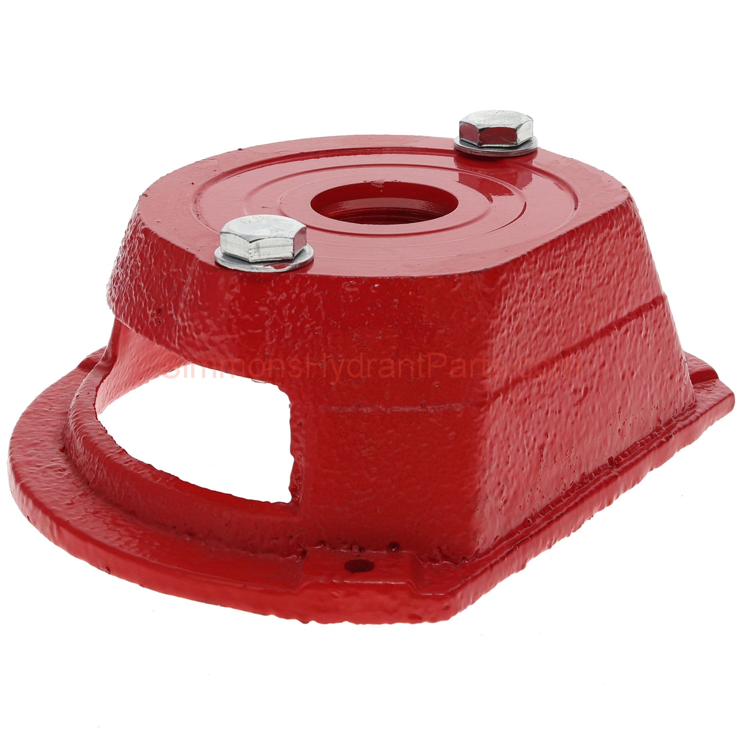 Back view of the Simmons genuine 1164 pump base, and bolts.