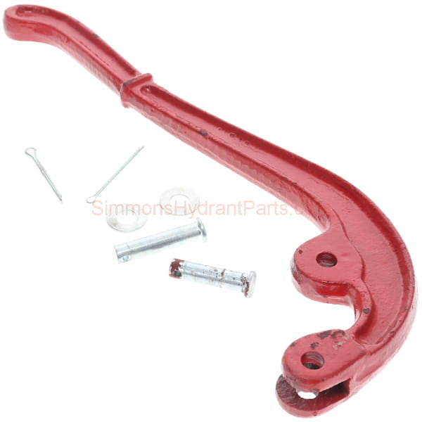 Front side view of the Simmons genuine 1167 pump handle, and hardware
