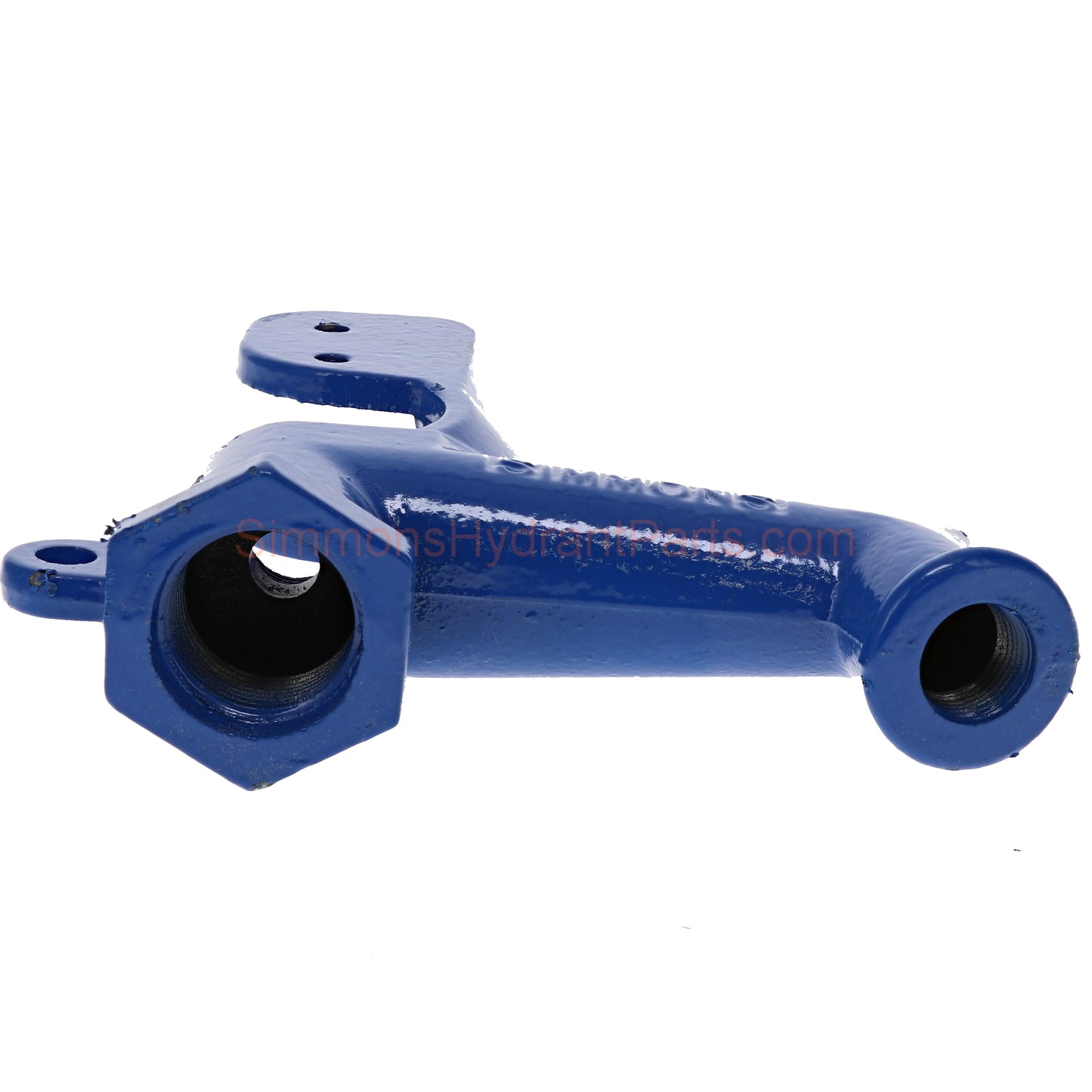 Underside view of the Simmons genuine 8820 hydrant head casting.