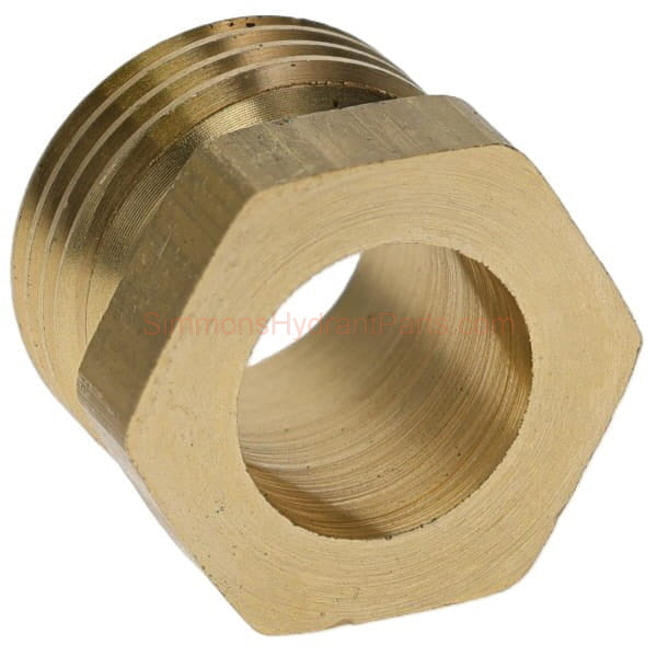 Top side view of the Simmons genuine 8847 packing nut.