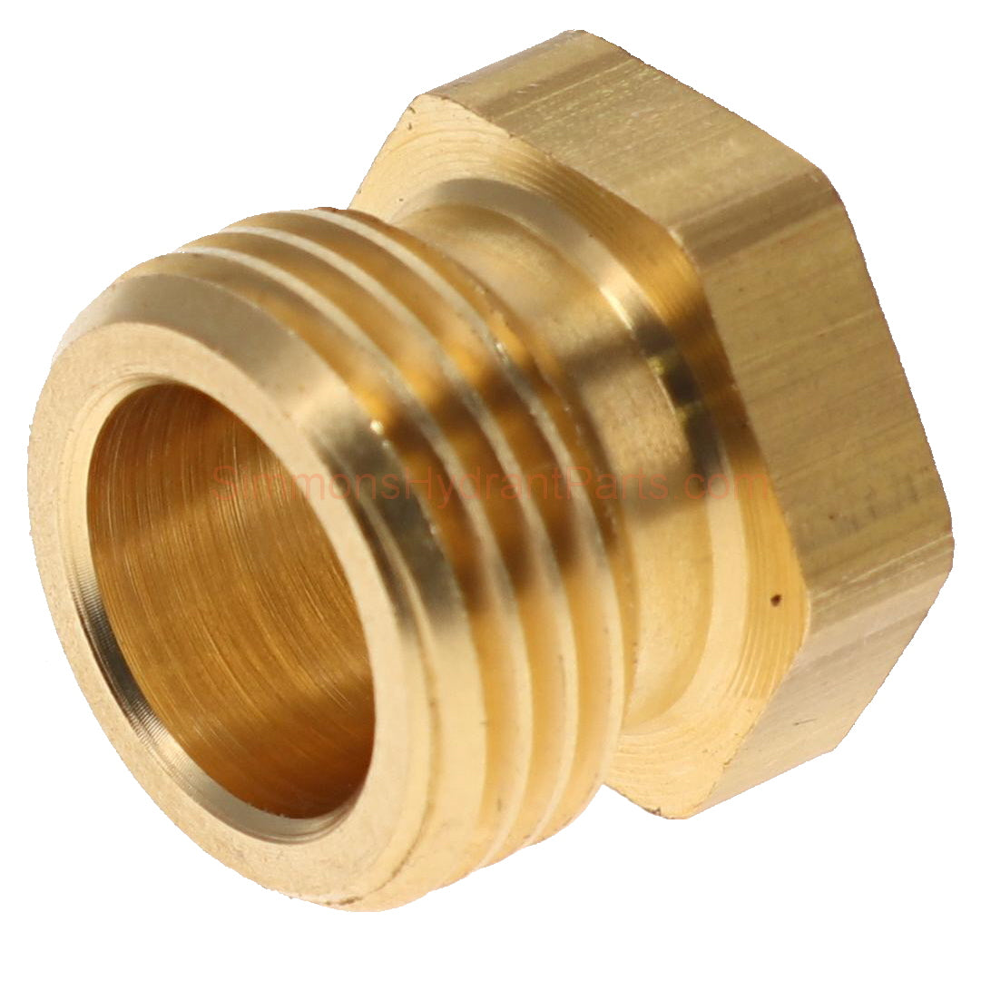 Side view of the Simmons genuine 8847 packing nut.