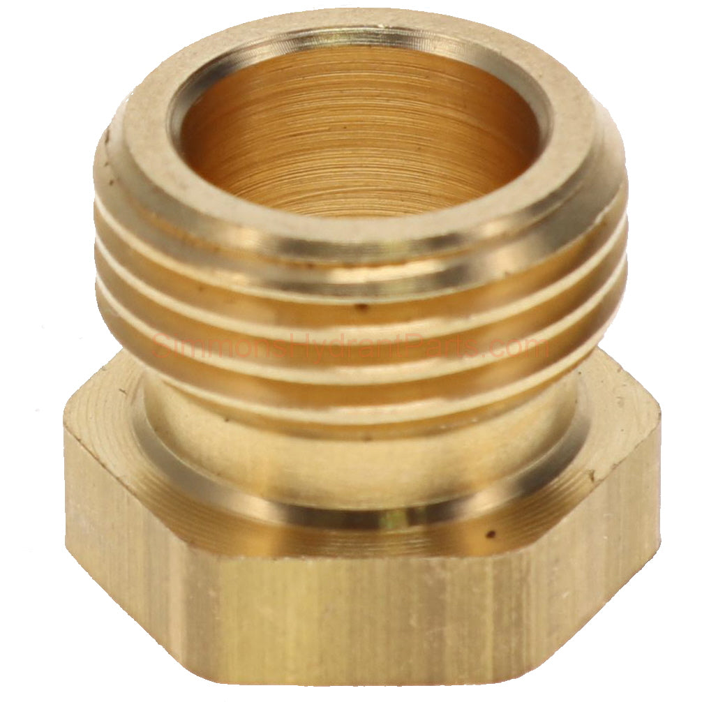 Bottom side view of the Simmons genuine 8847 packing nut.