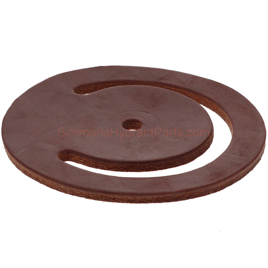 Side view of the Simmons genuine 1162 flat leather. 