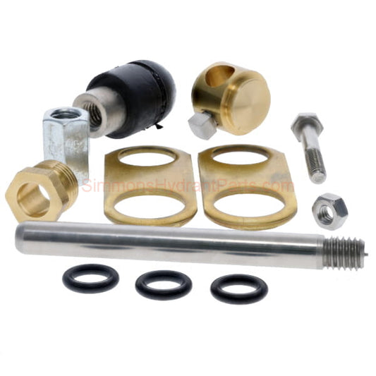 Side view of the Simmons genuine 800KIT. Showing all of the replacement parts included with the kit. 