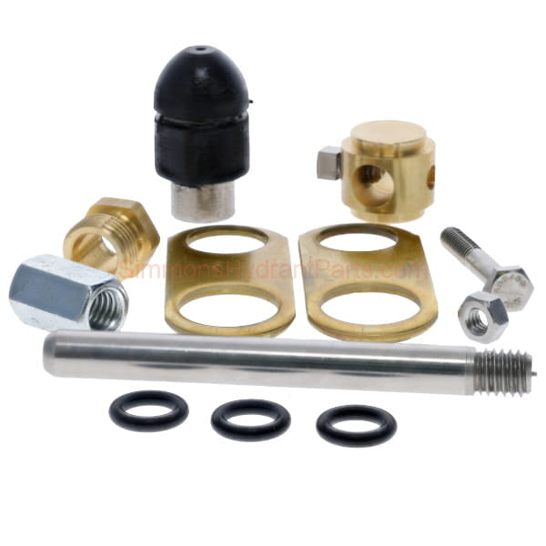 Side view of the Simmons genuine 800KIT. Showing all of the replacement parts included with the kit. 