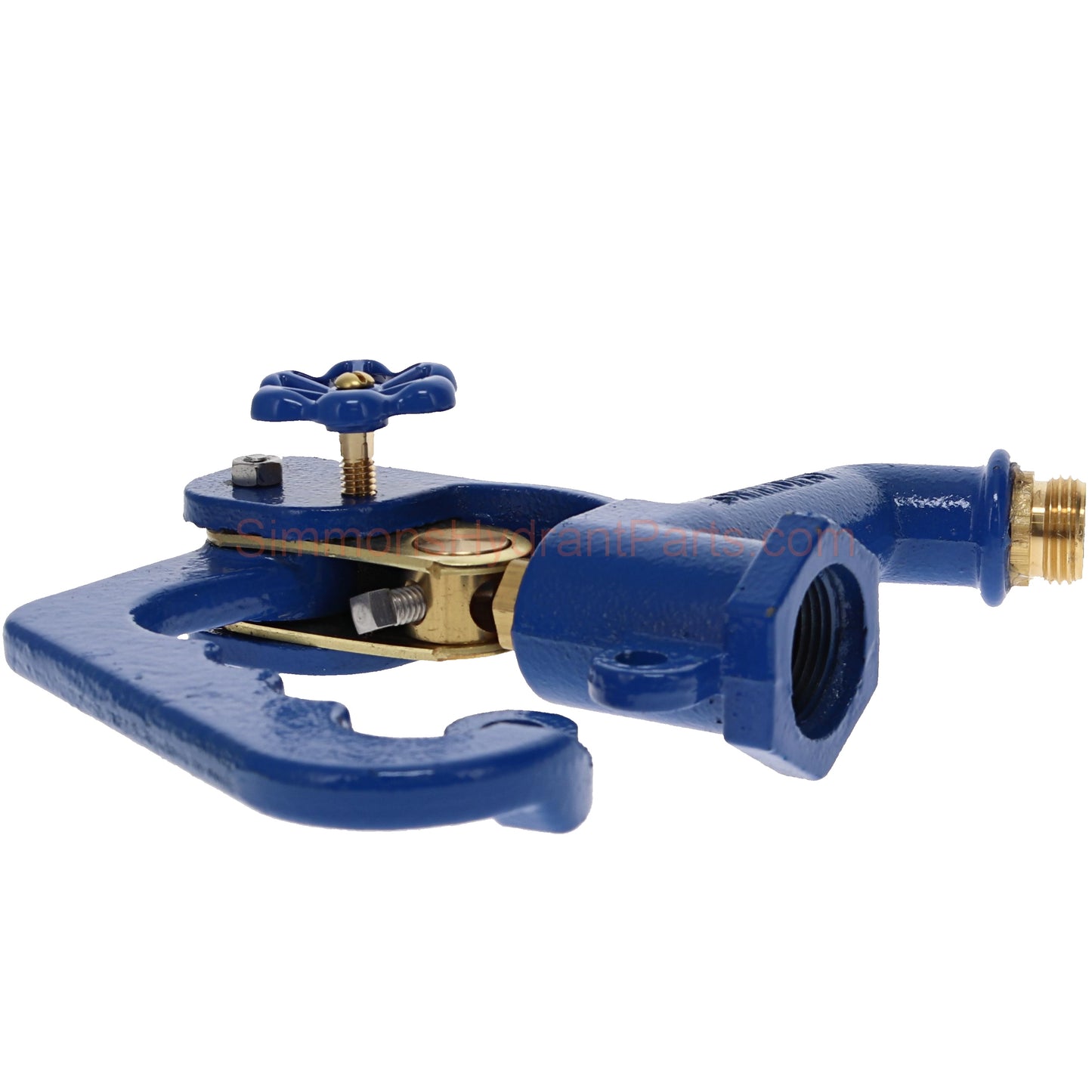 Backside bottom view of the Simmons genuine 840 hydrant head. 
