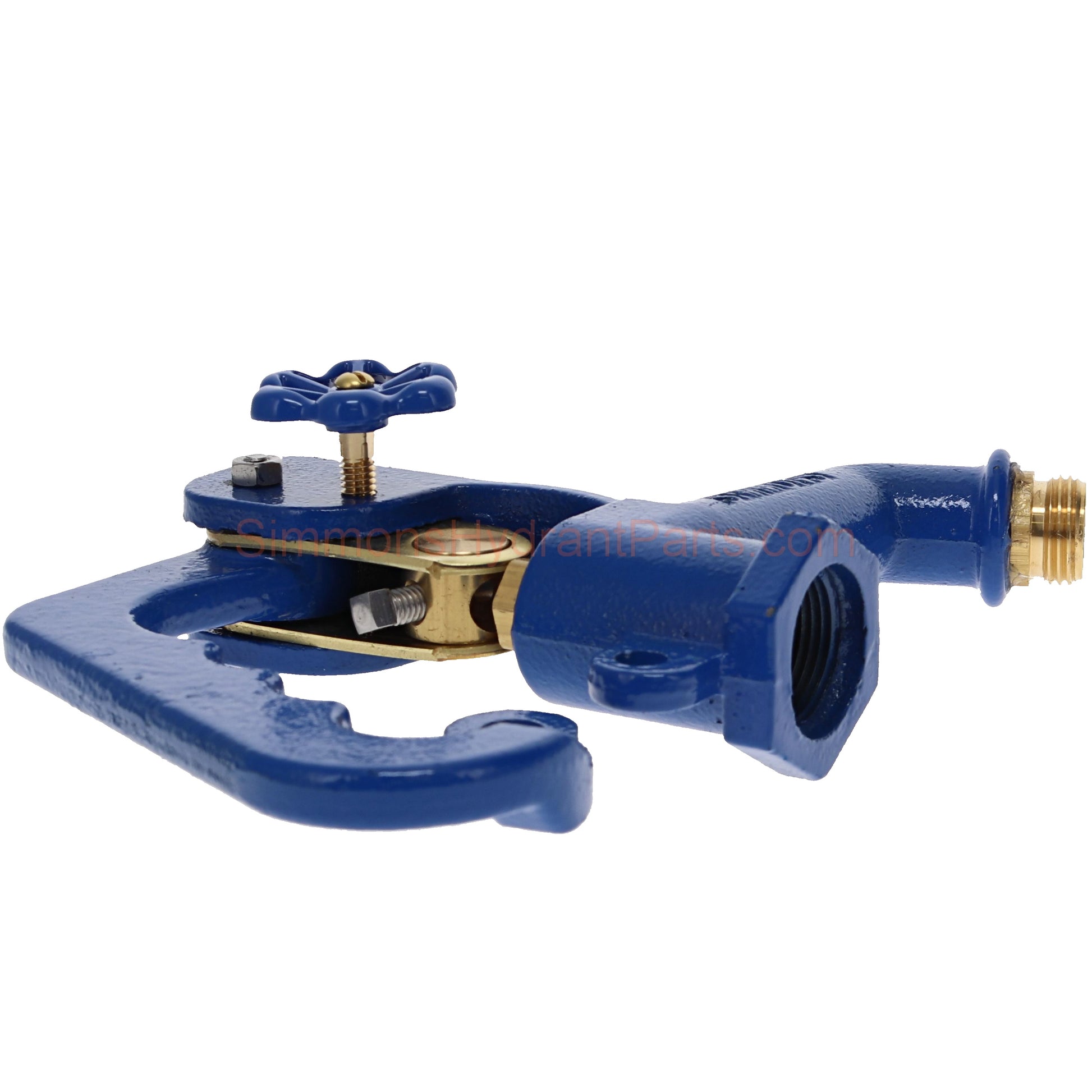 Backside bottom view of the Simmons genuine 840 hydrant head. 