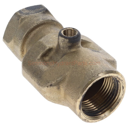 Side view of the Simmons genuine 8832A valve body. 