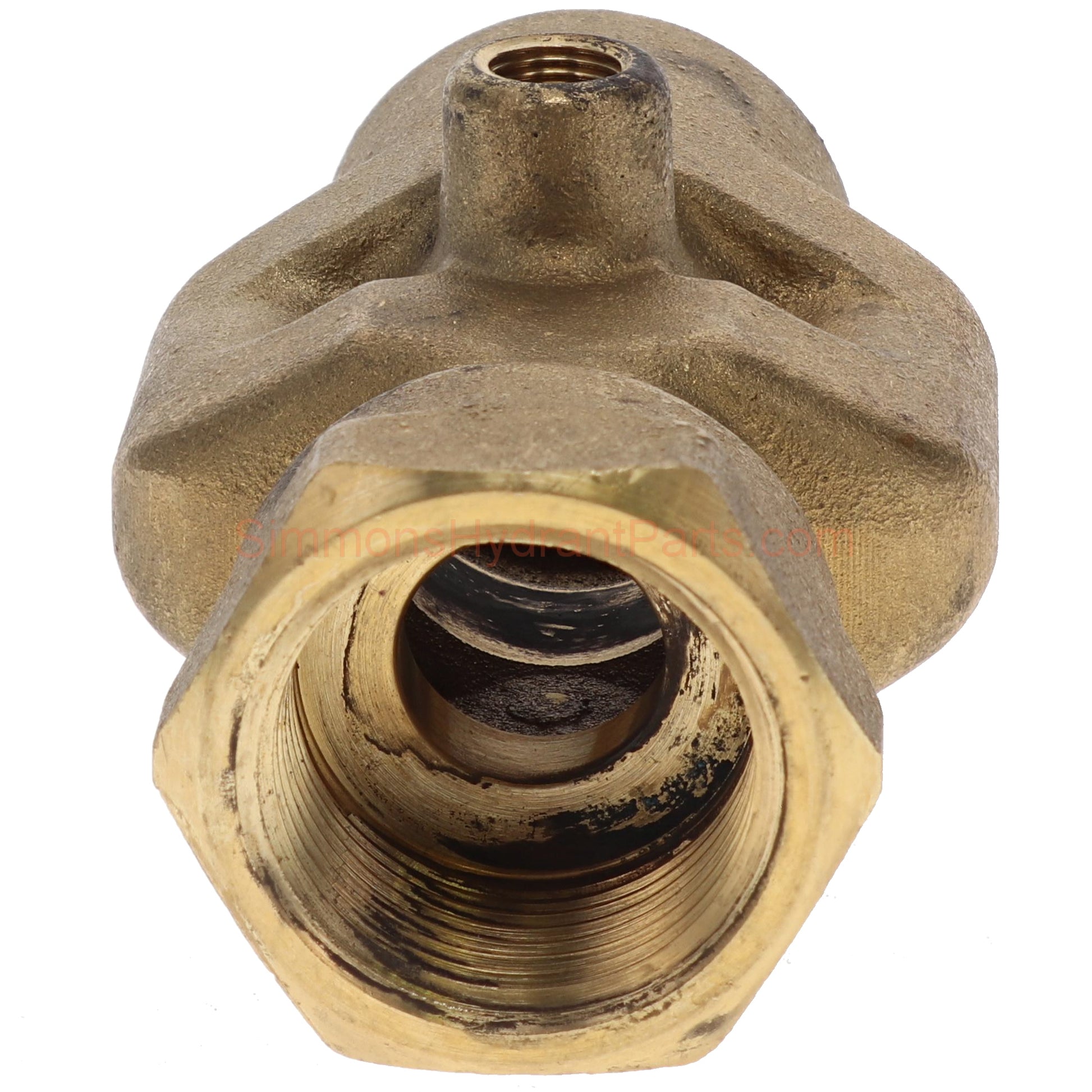 Bottom view of the Simmons genuine 8832A valve body. 