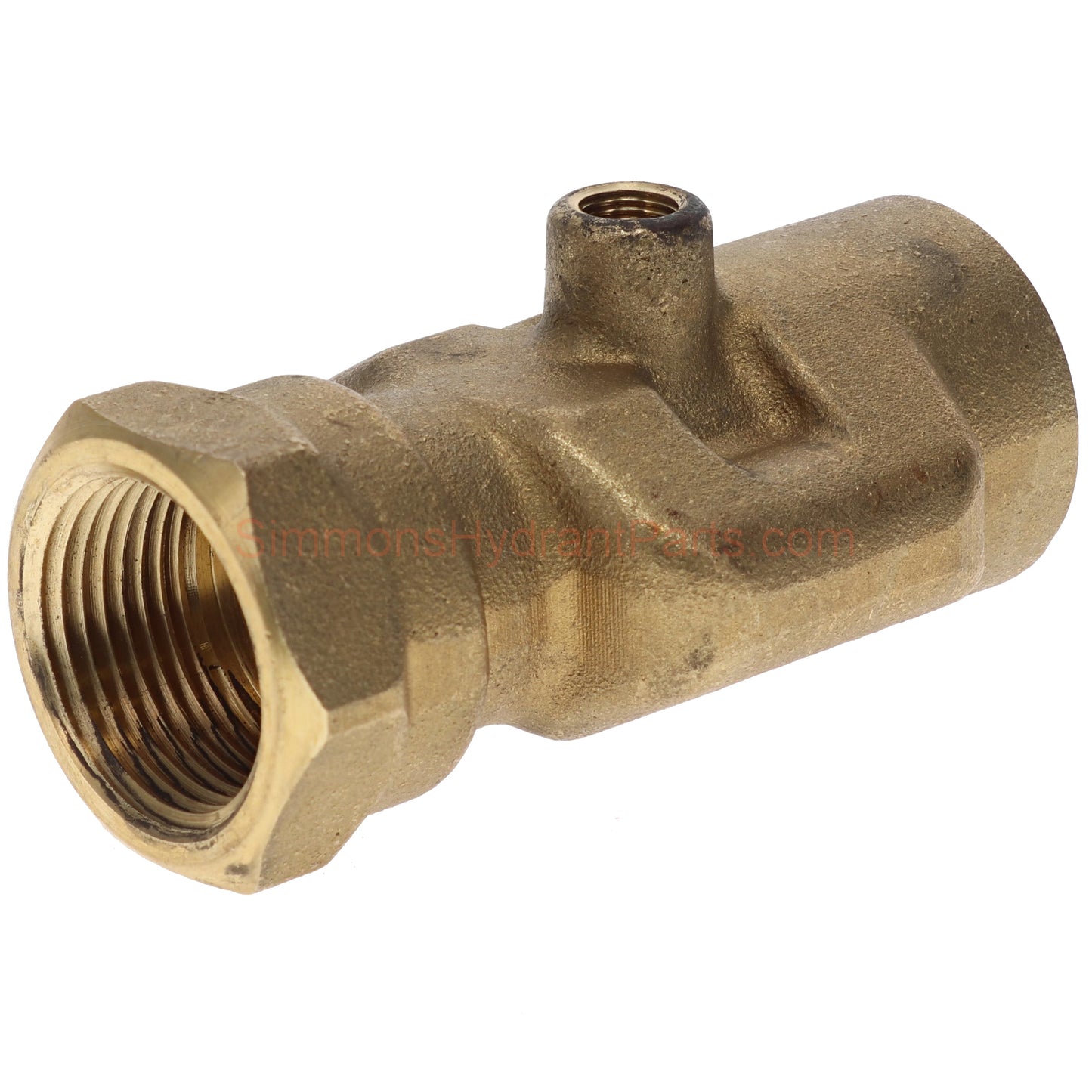 Bottom side view of the Simmons genuine 8832A valve body. 