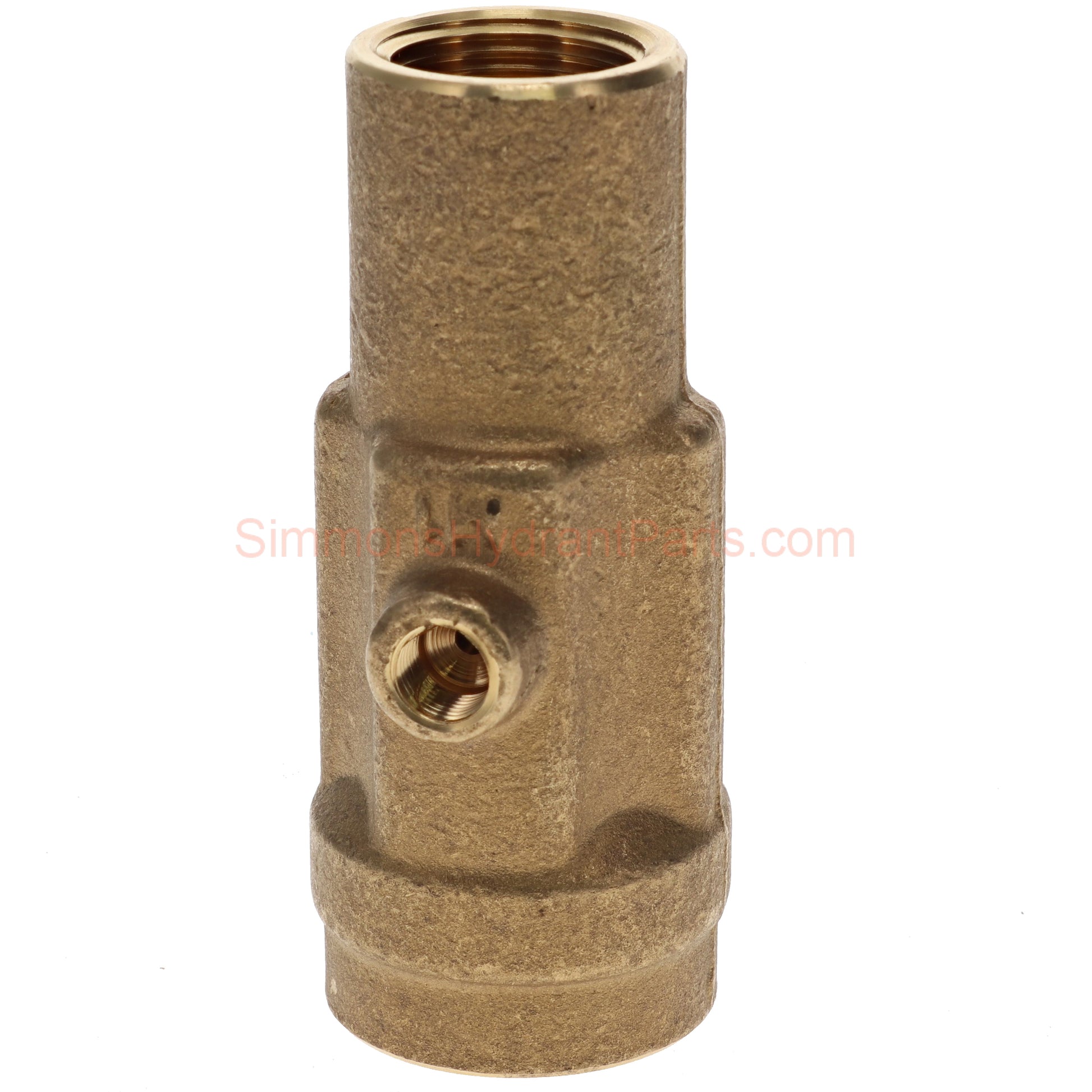 Front side view of the Simmons genuine 8862 valve body. 