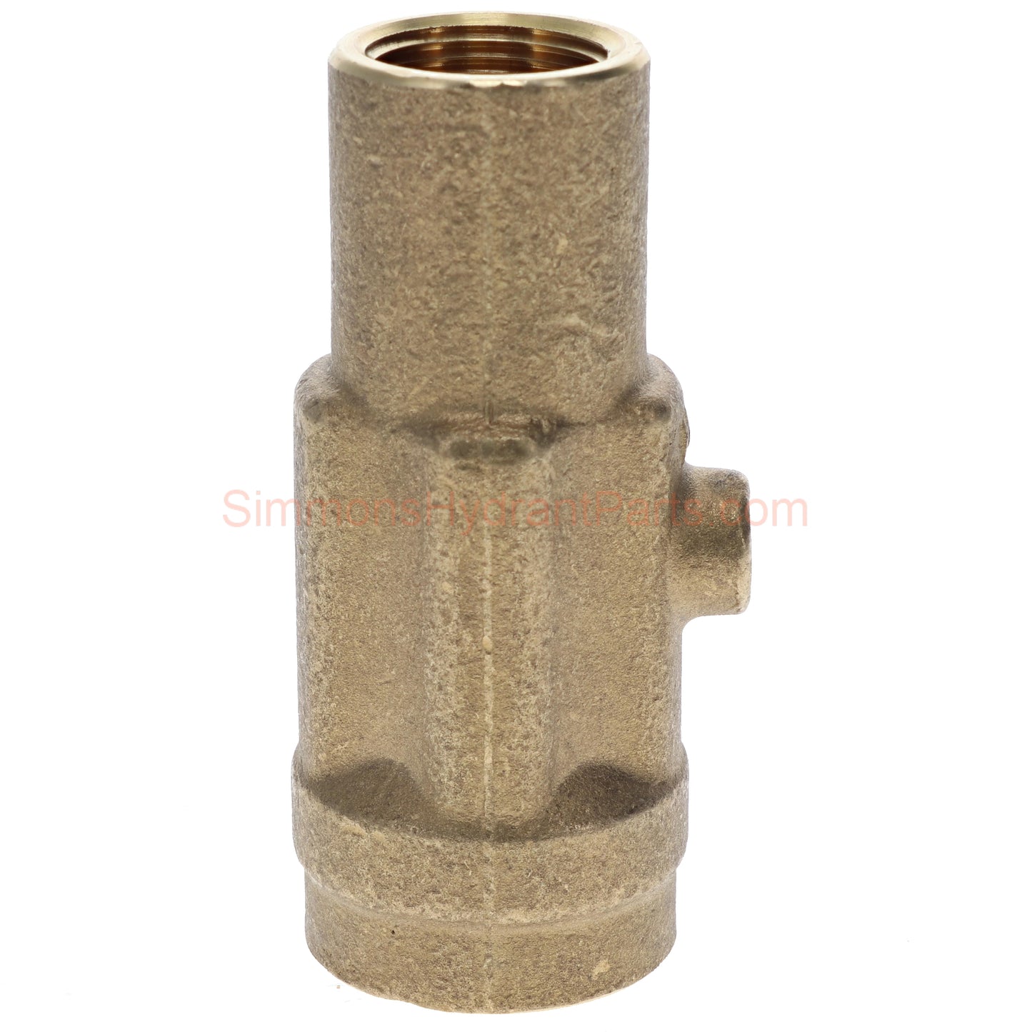 Side view of the Simmons genuine 8862 valve body. 