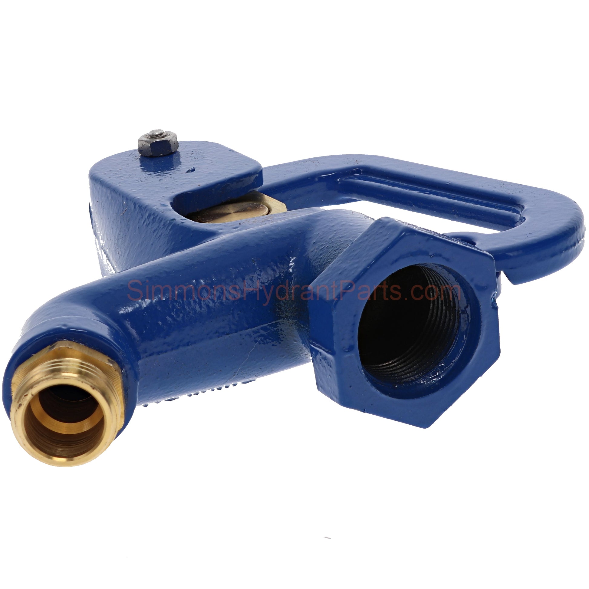 Underside view of the Simmons genuine 890 yard hydrant head