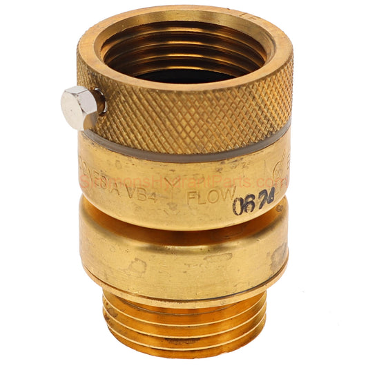 Side view of the Simmons genuine VB-4 double vacuum breaker.
